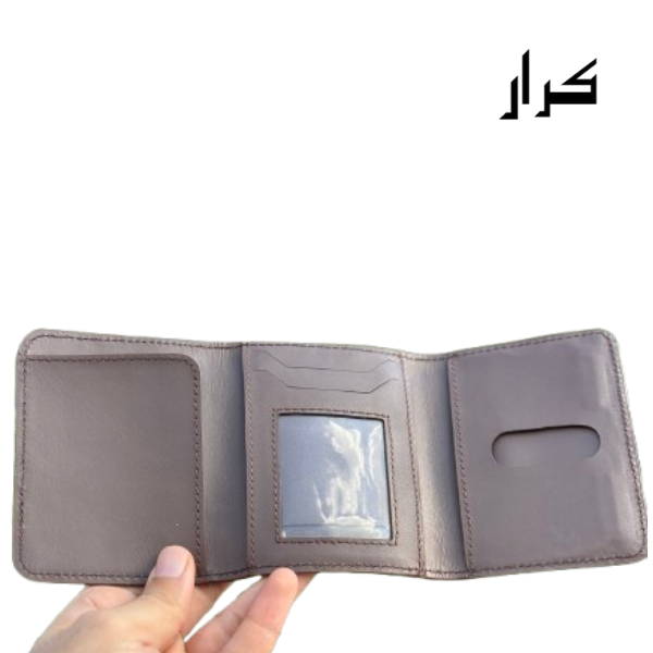 Triflex Pure Leather Magnetic Closure Wallet