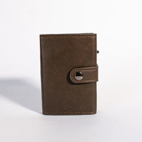 PU Leather Wallet & Pop up card holder with Strap & Cash Pocket - Karar.Shop