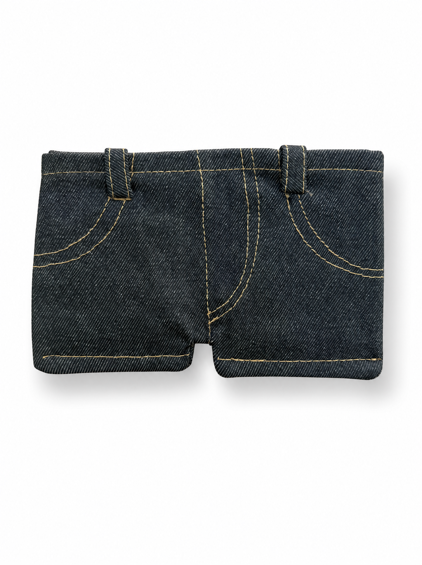Denim Card Wallet — Slim Bifold Card Holder