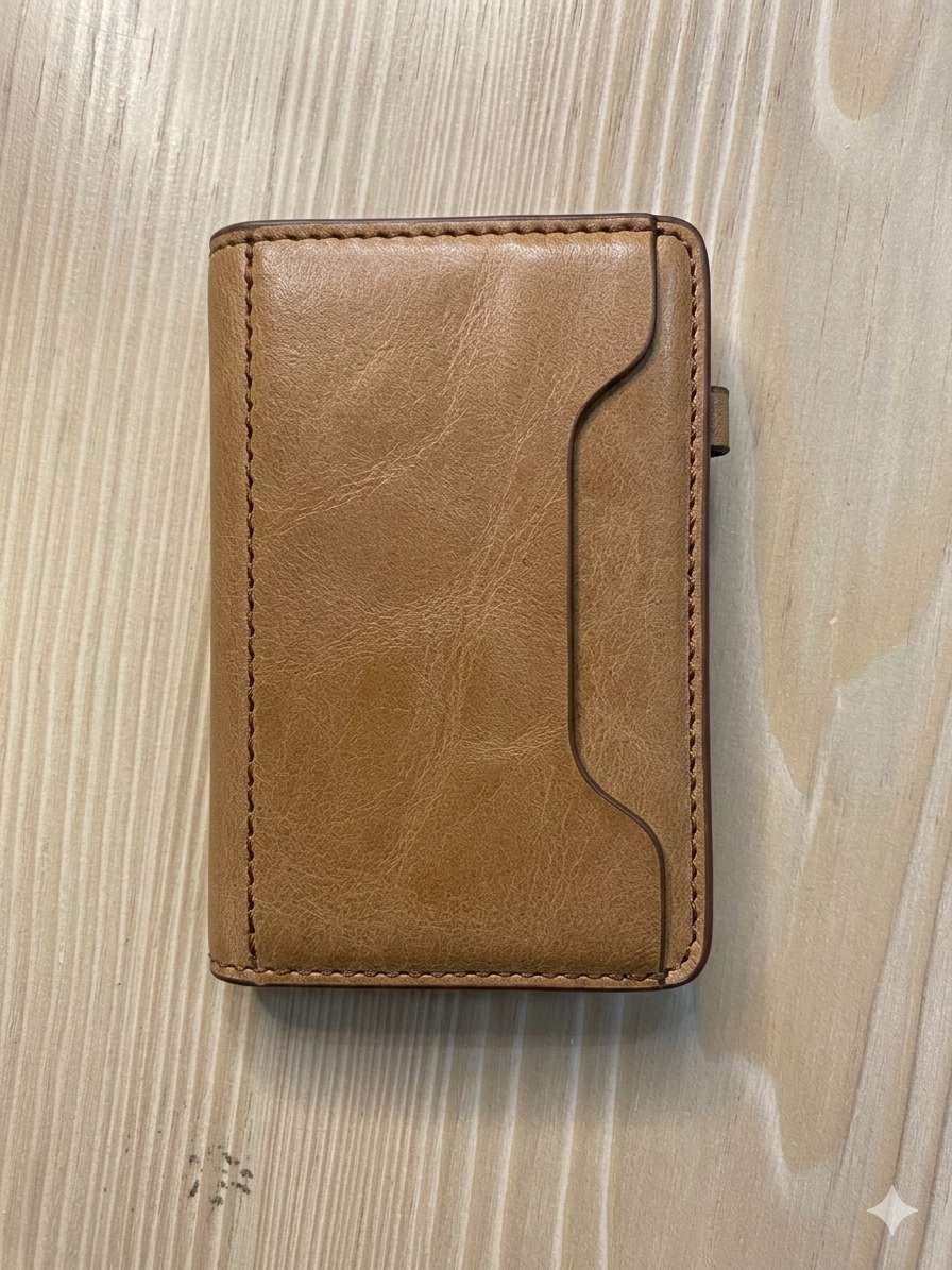 Prestige Premium Leather Push Card Wallet