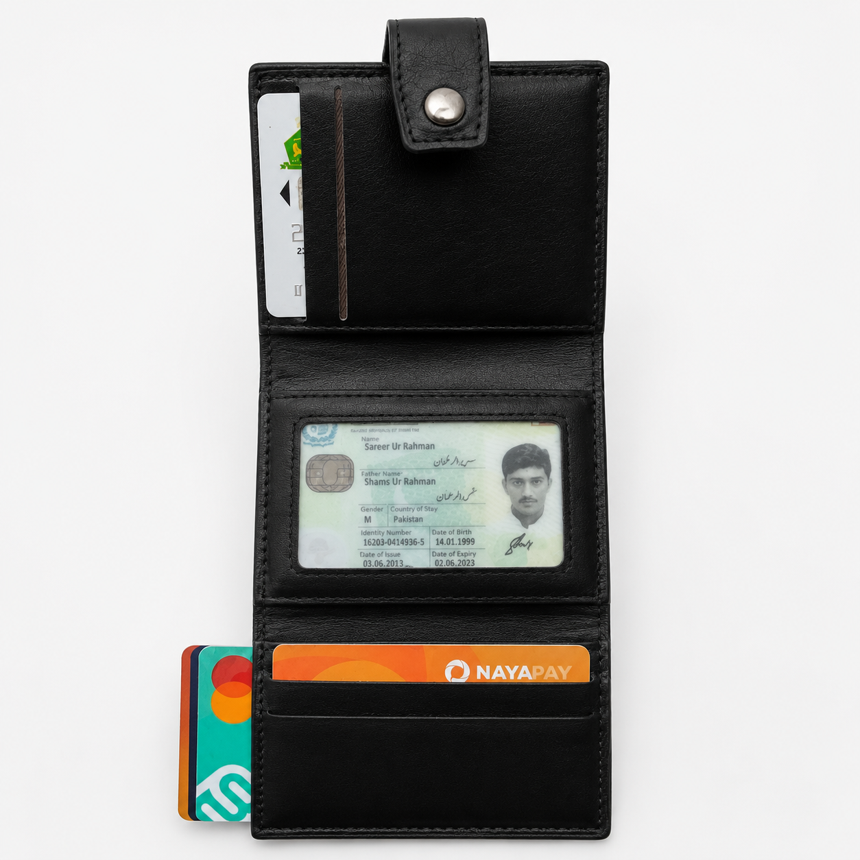 PU Leather RFID Strap Wallet
