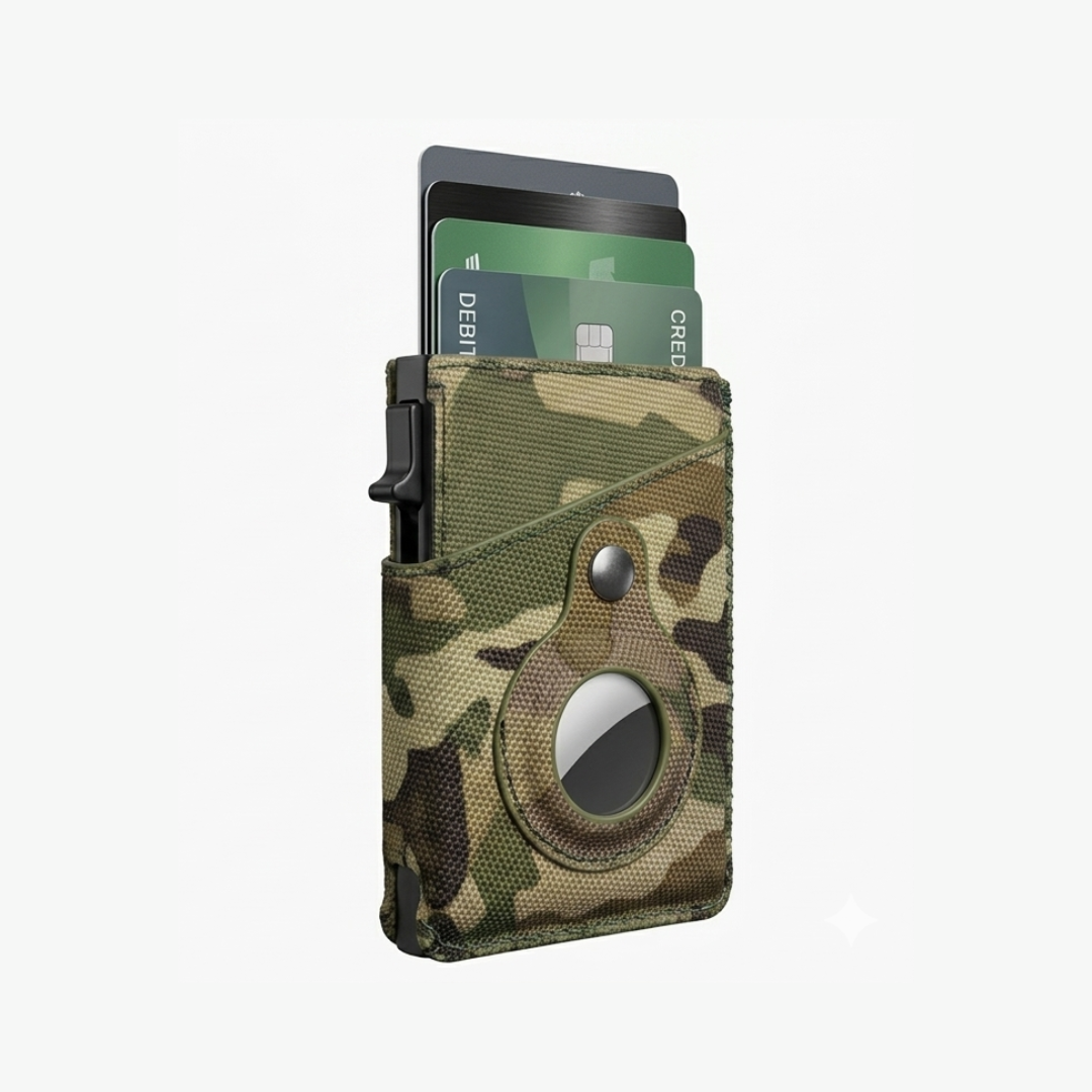 TacGrip Aluminium Card Holder with AirTag Slot