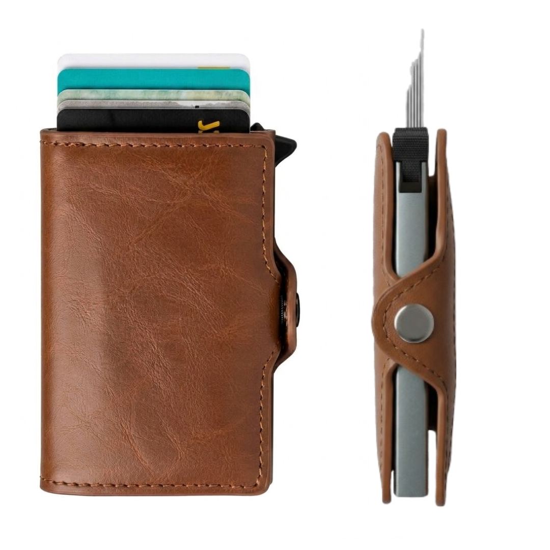 FlexLock popup wallet with zipper coin