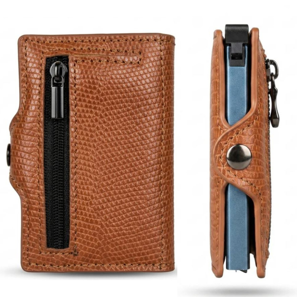 FlexLock popup wallet with zipper coin