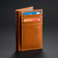 SnapLock leather bifold wallet Pakistan snap closure detail