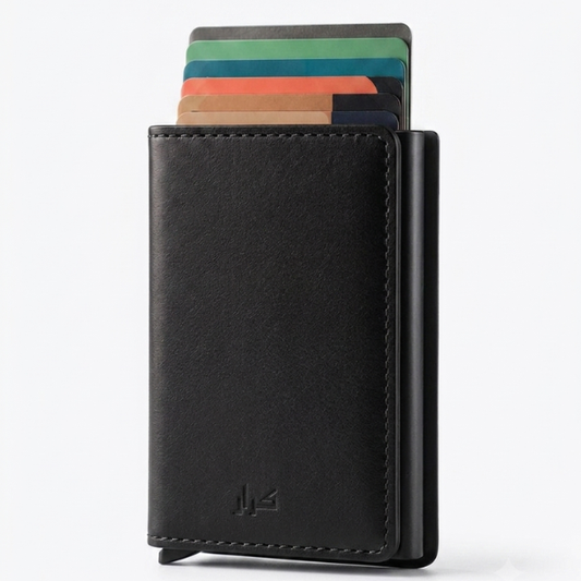 PU Leather Wallet & Pop up card holder