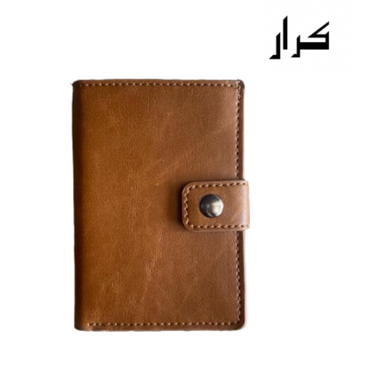 PU Bifold Leather Wallet & Pop up card holder