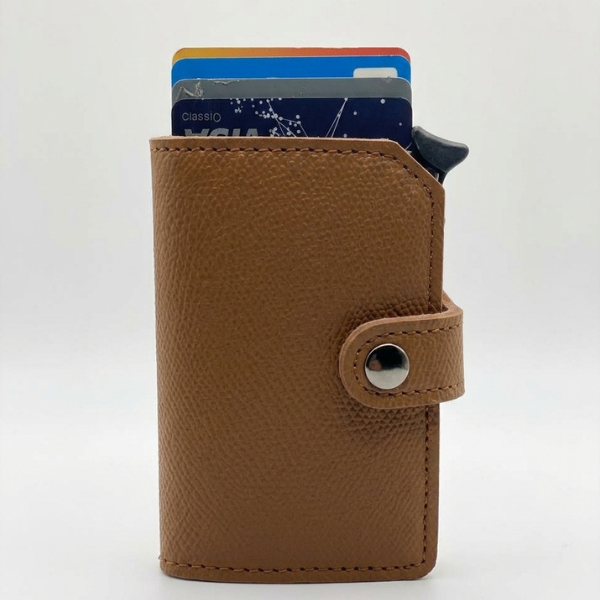 CrestLock PU Leather Wallet
