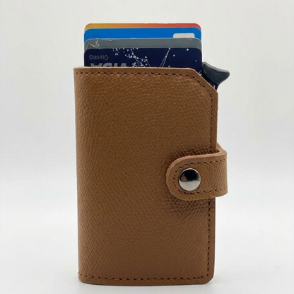 CrestLock PU Leather Wallet