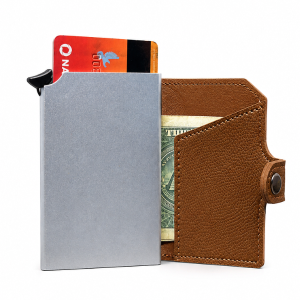 CrestLock PU Leather Wallet