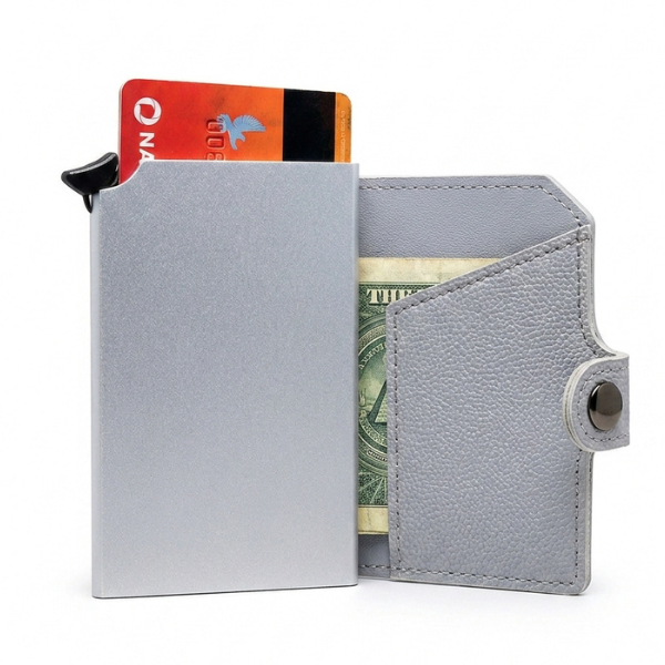 CrestLock PU Leather Wallet