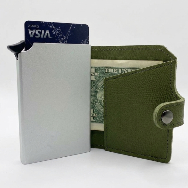 CrestLock PU Leather Wallet
