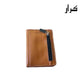 PU Bifold Leather Wallet & Pop up card holder with Coin Zipper - Karar.Shop