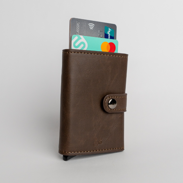 PU Leather Wallet & Pop up card holder with Strap & Cash Pocket – Karar ...