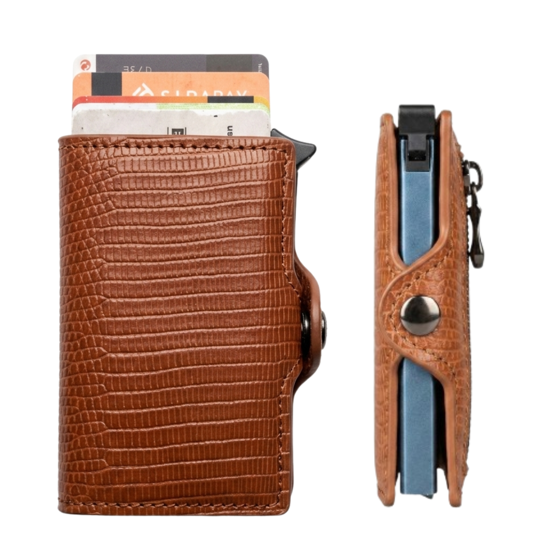 FlexLock popup wallet with zipper coin