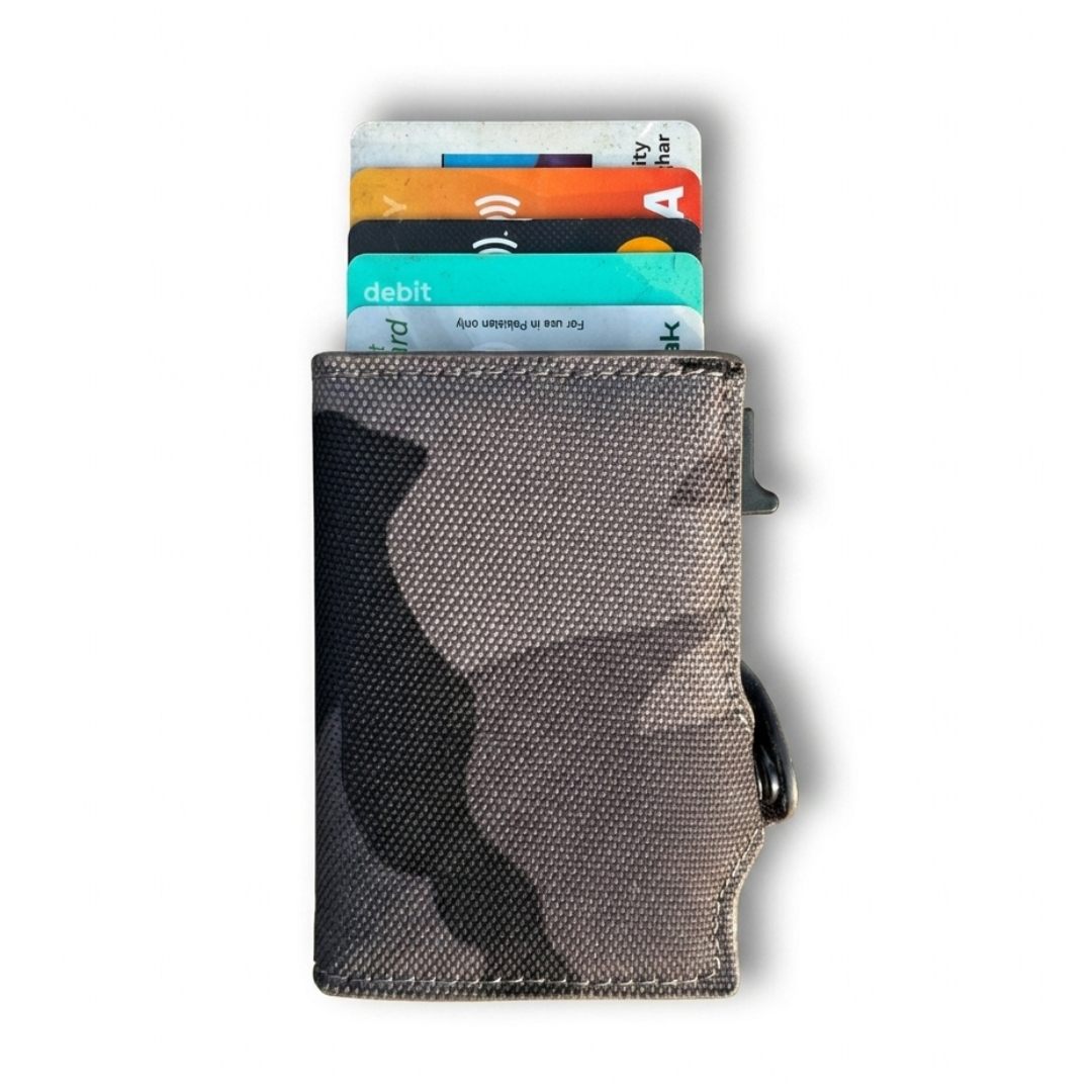 BlackOps Popup Wallet with Zipper Coin