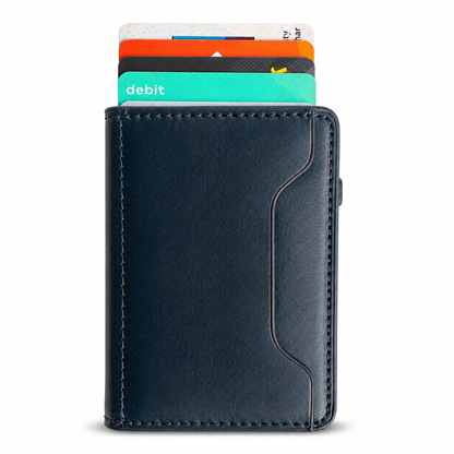 Prestige Premium Leather Push Card Wallet