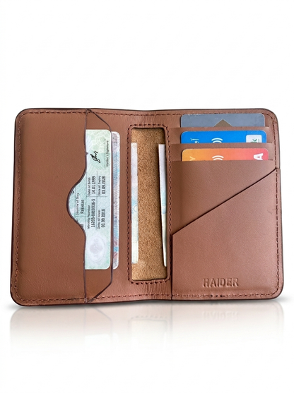 Karar pure leather slimfold 2.0 wallet slim front pocket