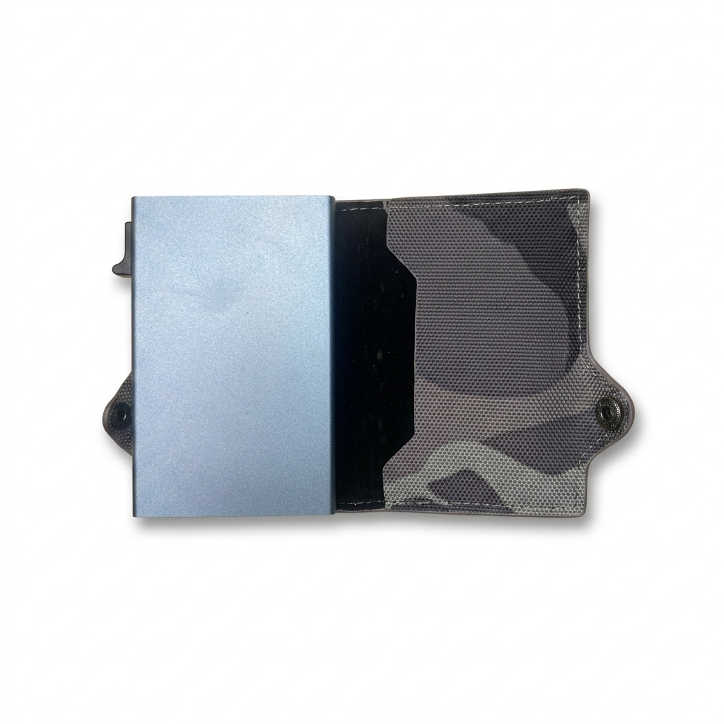BlackOps Popup Wallet with Zipper Coin
