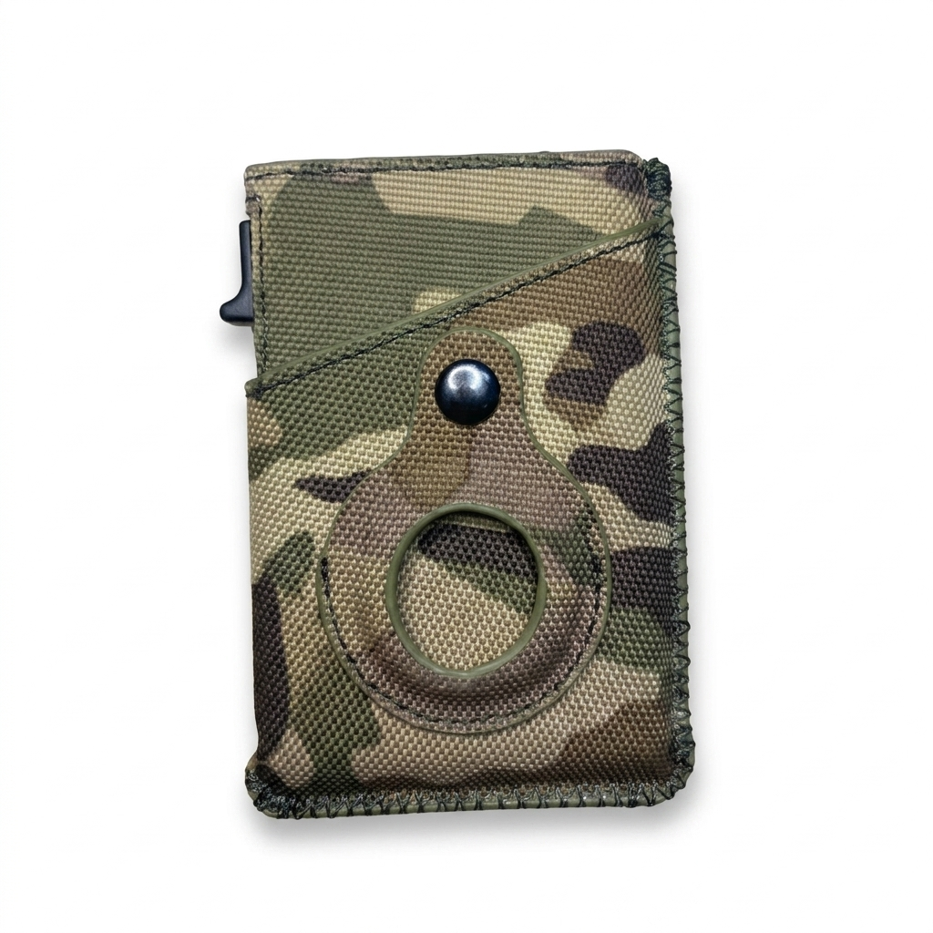 TacGrip Aluminium Card Holder with AirTag