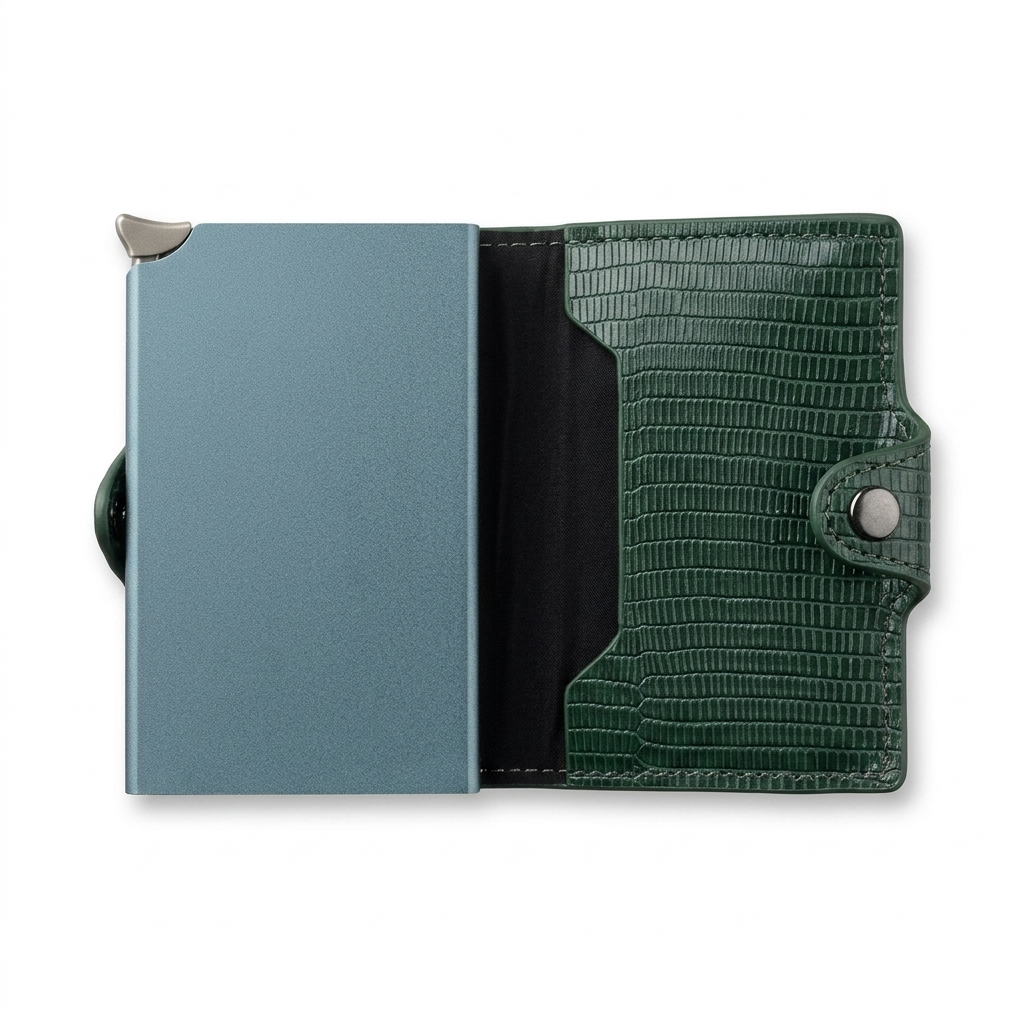 FlexLock popup wallet with zipper coin