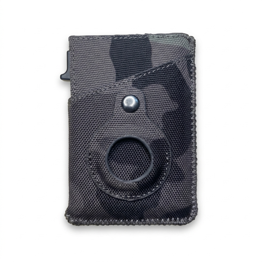 TacGrip Aluminium Card Holder with AirTag