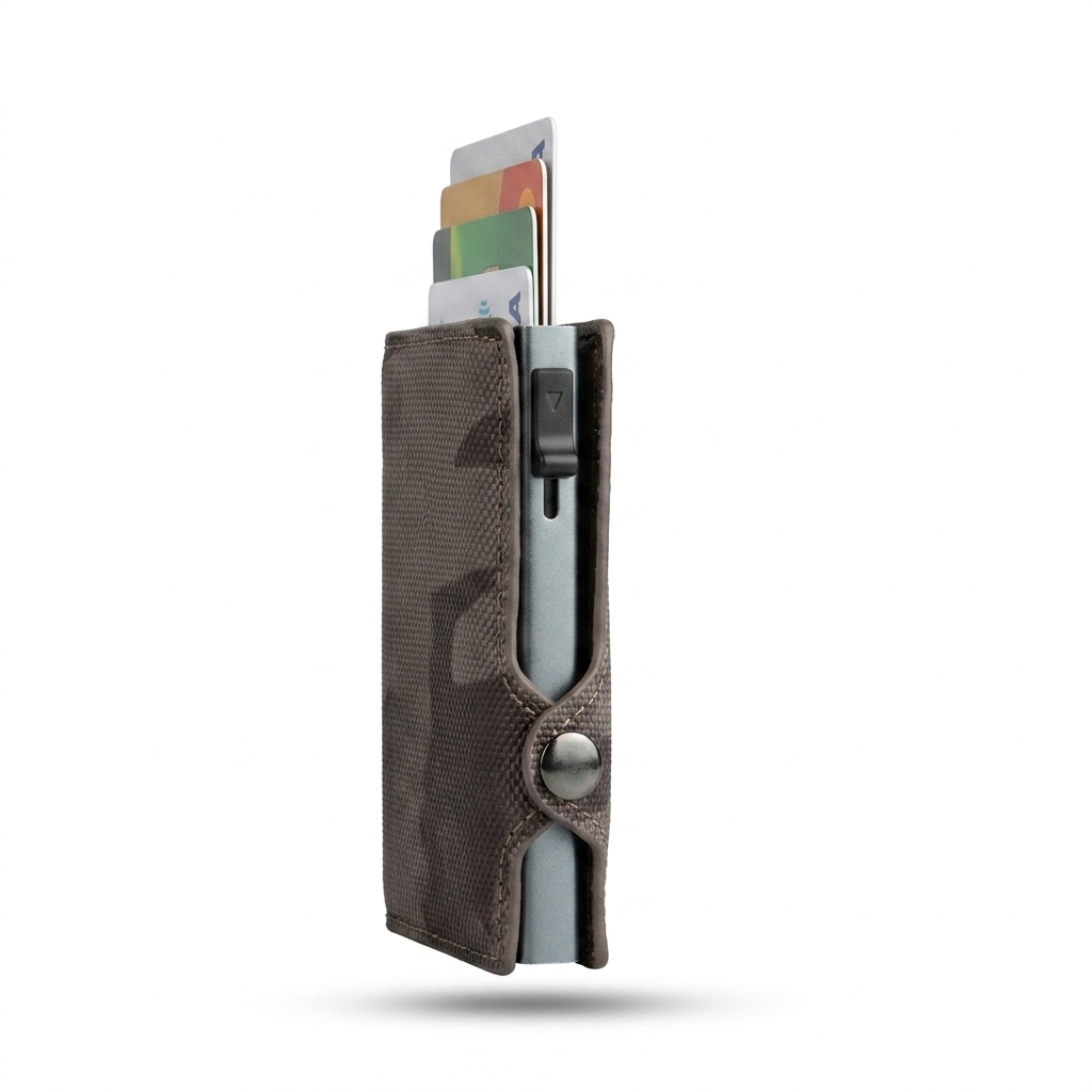 BlackOps Popup Wallet with Zipper Coin