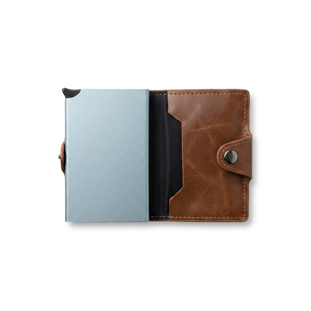FlexLock popup wallet with zipper coin