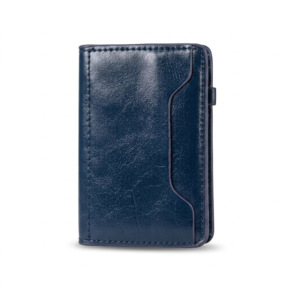 Prestige Premium Leather Push Card Wallet
